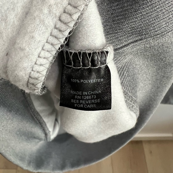 NFL Team Apparel - Arizona Cardinals Gray Hoodie w/ zipper pockets sz Small - Picture 4 of 4